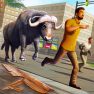 poster of Angry Bull Attack Wild Hunt Simulator game