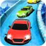 poster of Water Slide Car Racing Sim game