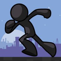 ملصق اللعبة Stickman Vector