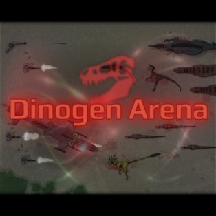 ملصق اللعبة Dinogen Arena