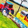 poster of Chained Tractor Towing Train Simulator game